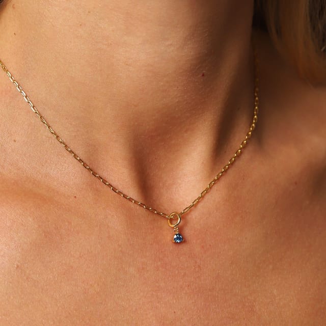 Gold Trip Gold Trip Women's December Birthstone Necklace in Gold - 2