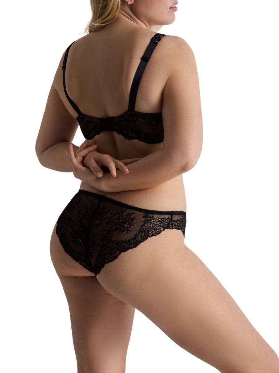 Aubade Aubade Women's Danse Des Sens Comfort Triangle Plunge Bra in Black - 4