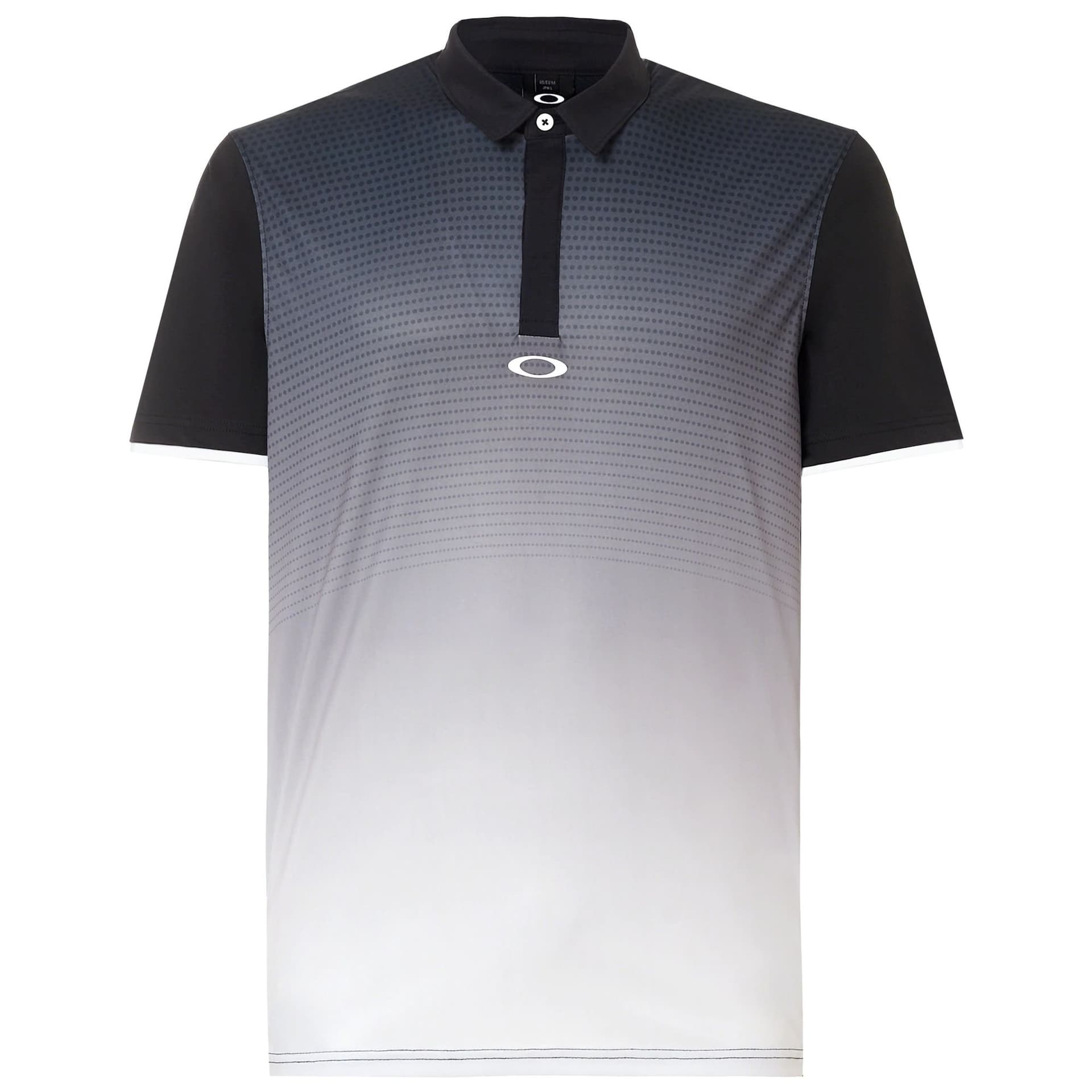 Oakley Oakley Men's Premium Poliammide Gradient Golf Polo Shirt in Black