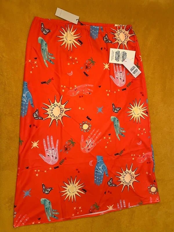 Never Fully Dressed Never fully dressed red celestial Dorris skirt