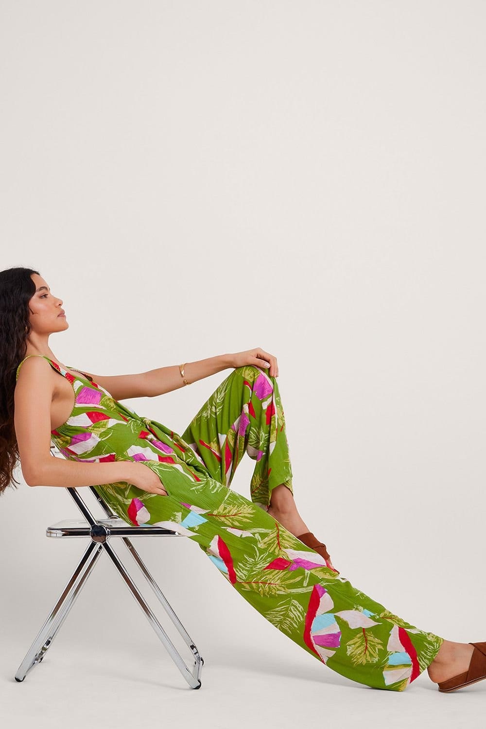 Monsoon Monsoon Women's Amina Floral Jumpsuit Green - 4
