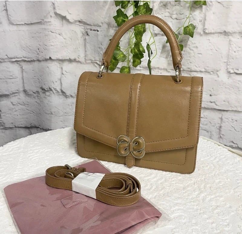 Radley Radley “D’Arblay” Leather Multiway Grab Bag,  Mid Tan BNWOT