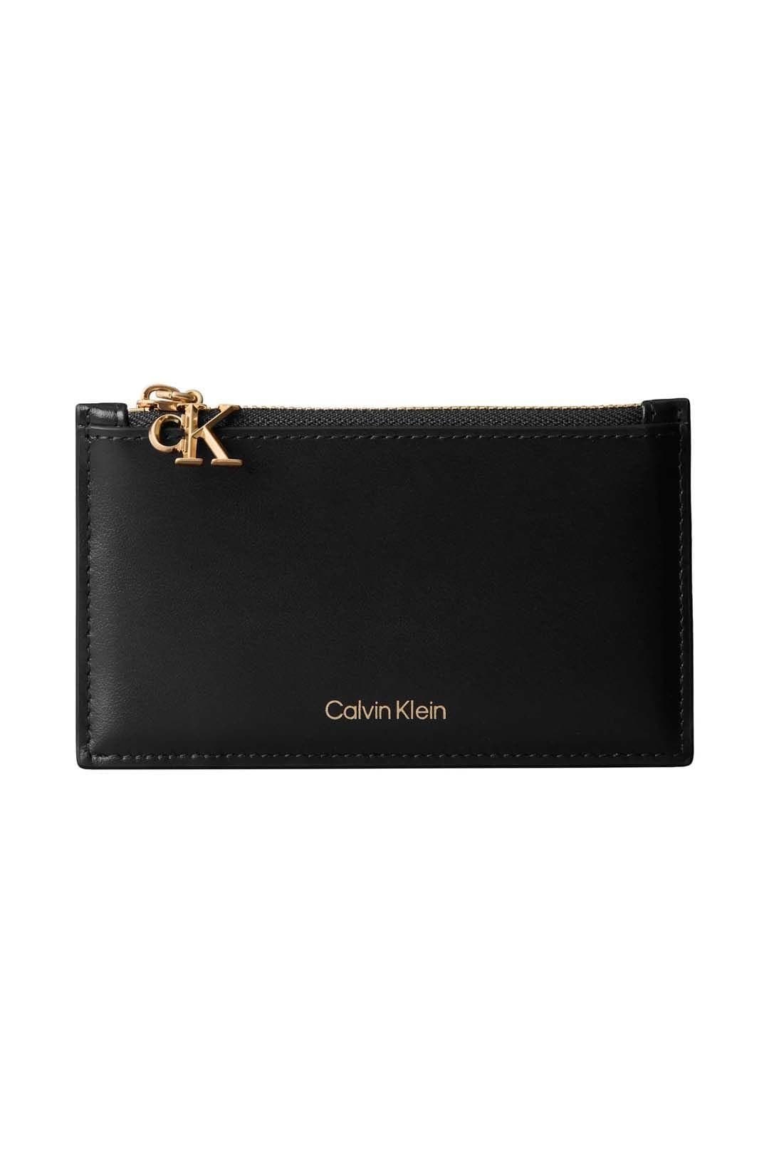 Calvin Klein Calvin Klein Women's Zip Cardcase 6Cc Black
