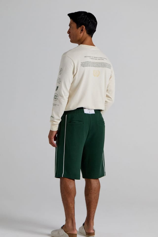 Original Creator Original Creator Men's Emblem 10" Shorts - Pine Green - 2