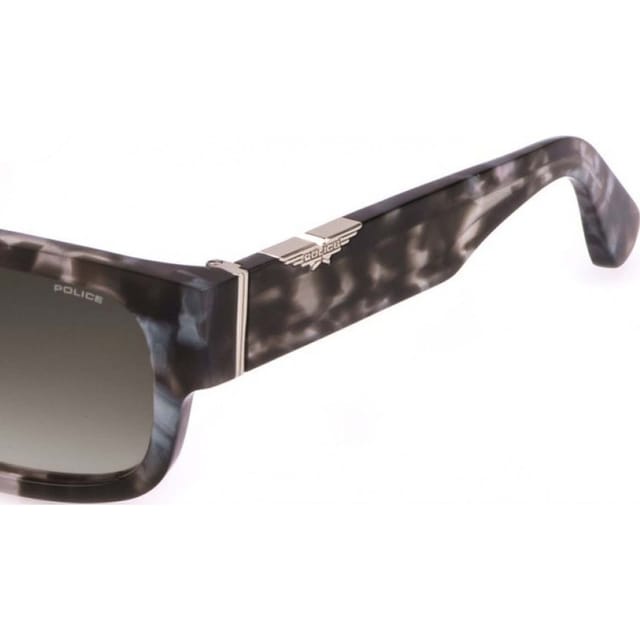 Police Police Men's SPLP24-5407MR Square/Rectangle Sunglasses in Grey - 2