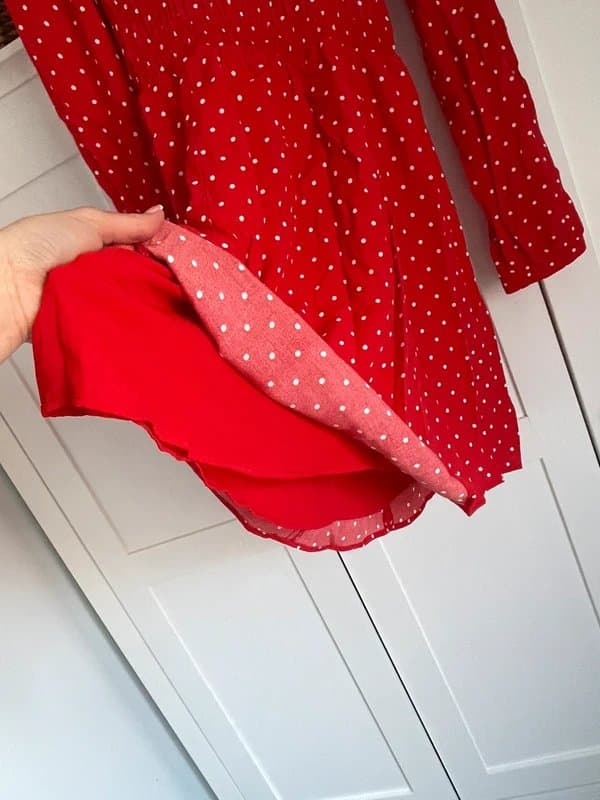Bershka Bershka red polka dot dress