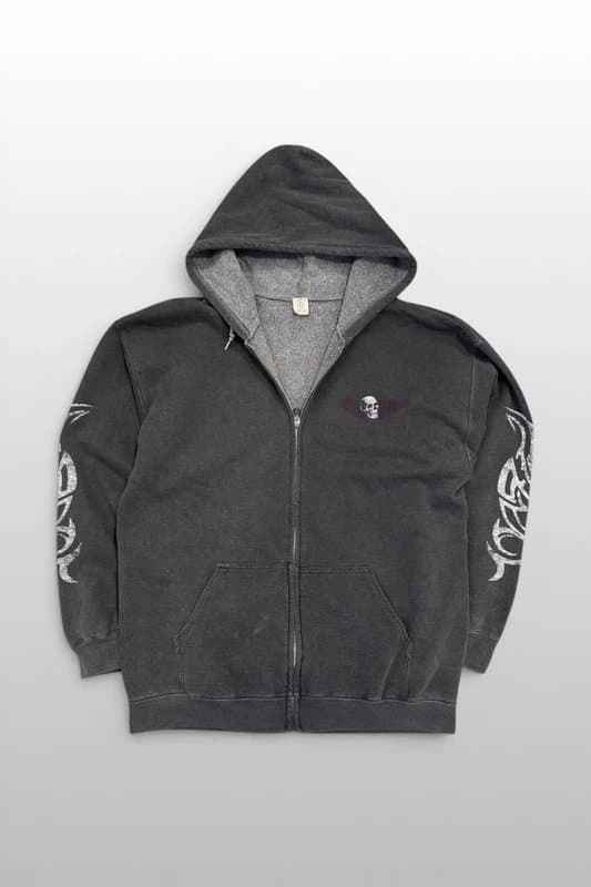 Urban Outfitters Urban Outfitters Stonewash Hoodie - Grey - S