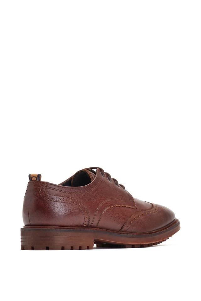 Base London Base London Men's Yukon Grain Shoes in Brown - 2