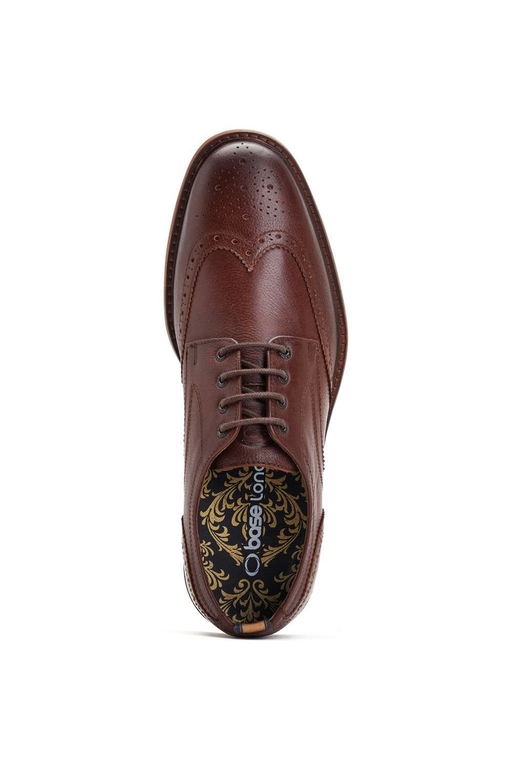Base London Base London Men's Yukon Grain Shoes in Brown - 4