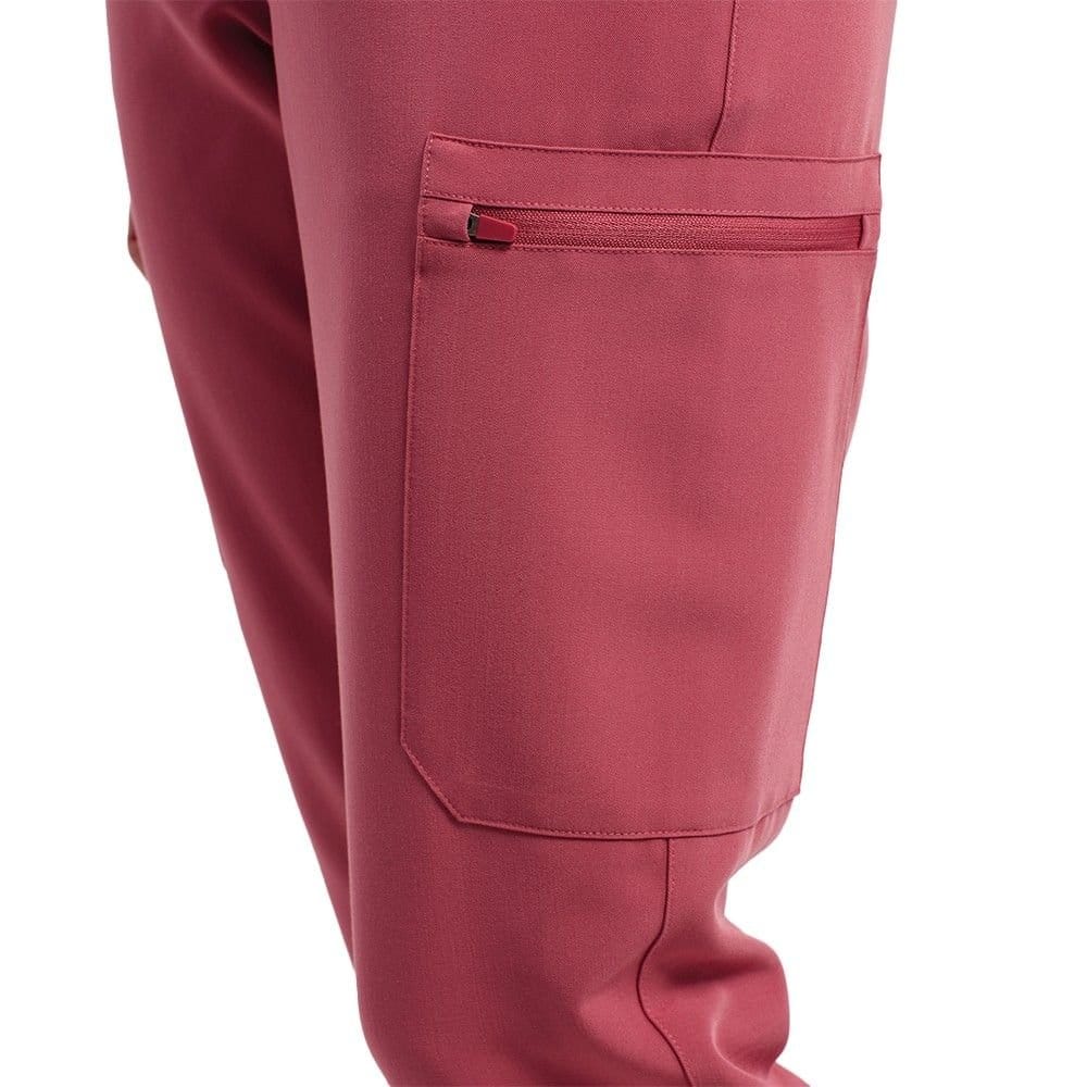 Onna Onna Women's Relentless Stretch Jogging Bottoms in Bright Pink - 4