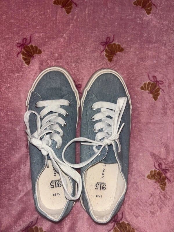 New Look Blue canvas new look shoes