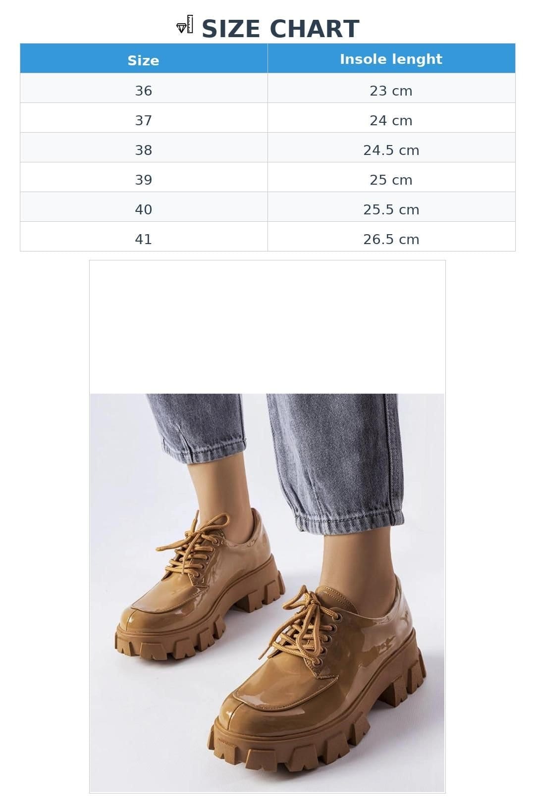 Love Lace Love Lace Women's Beccadelli Elegant Lace Up Shoes with Rubber Sole in Brown - 4