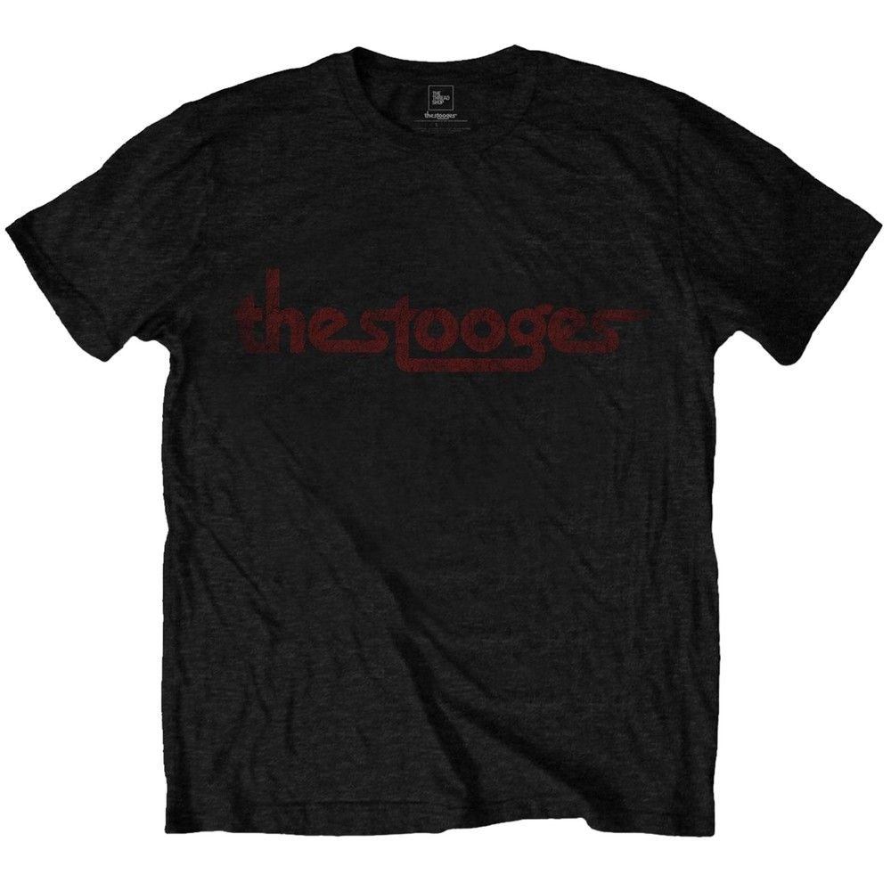 Iggy & The Stooges Iggy & The Stooges Men's Vintage Cotton Logo T-Shirt in Black - 2
