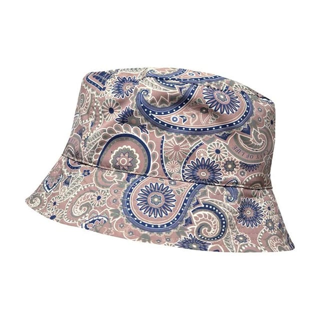 Lambretta Lambretta Men's Paisley Logo Bucket Hat in Mid Grey - 3
