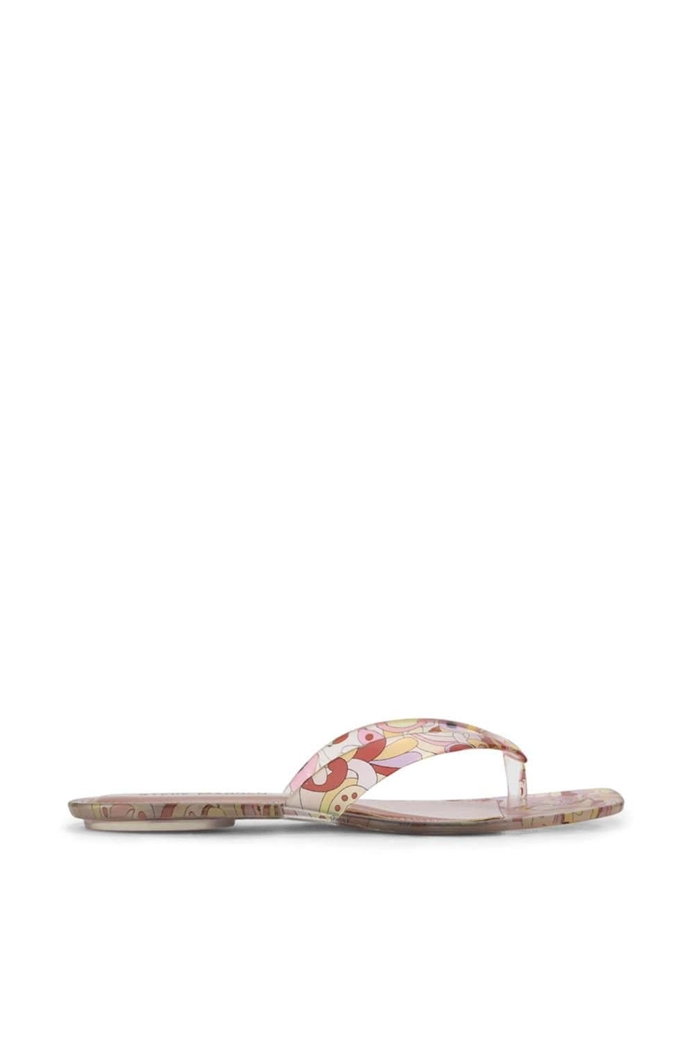 Steve Madden STEVE MADDEN Women's 'Trella Jelly Floral Print' Sandals in Pink