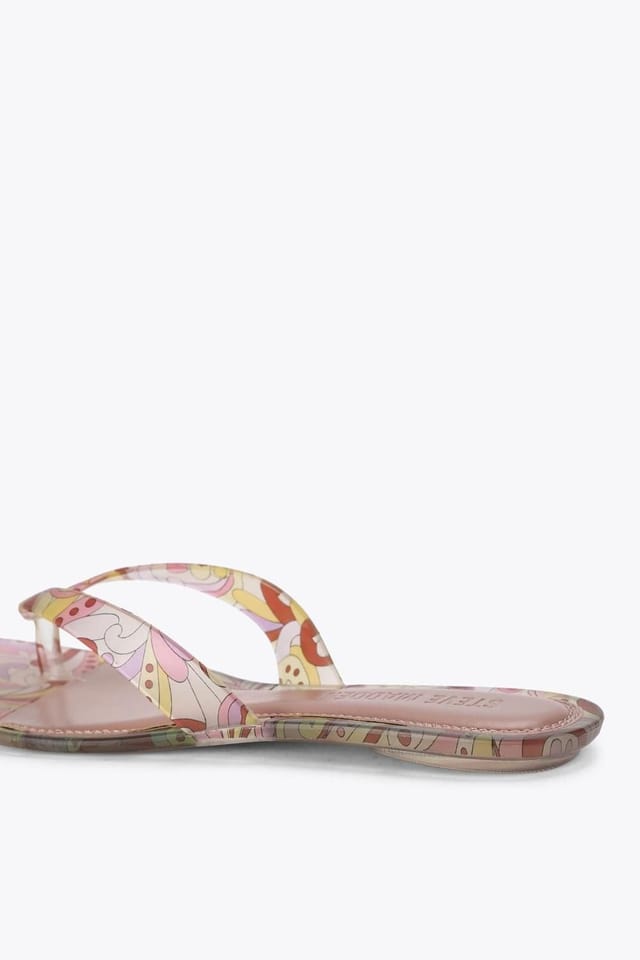 Steve Madden STEVE MADDEN Women's 'Trella Jelly Floral Print' Sandals in Pink - 3