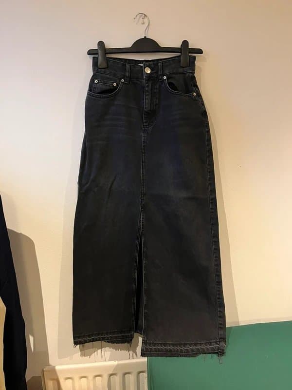 ASOS Denim maxi skirt