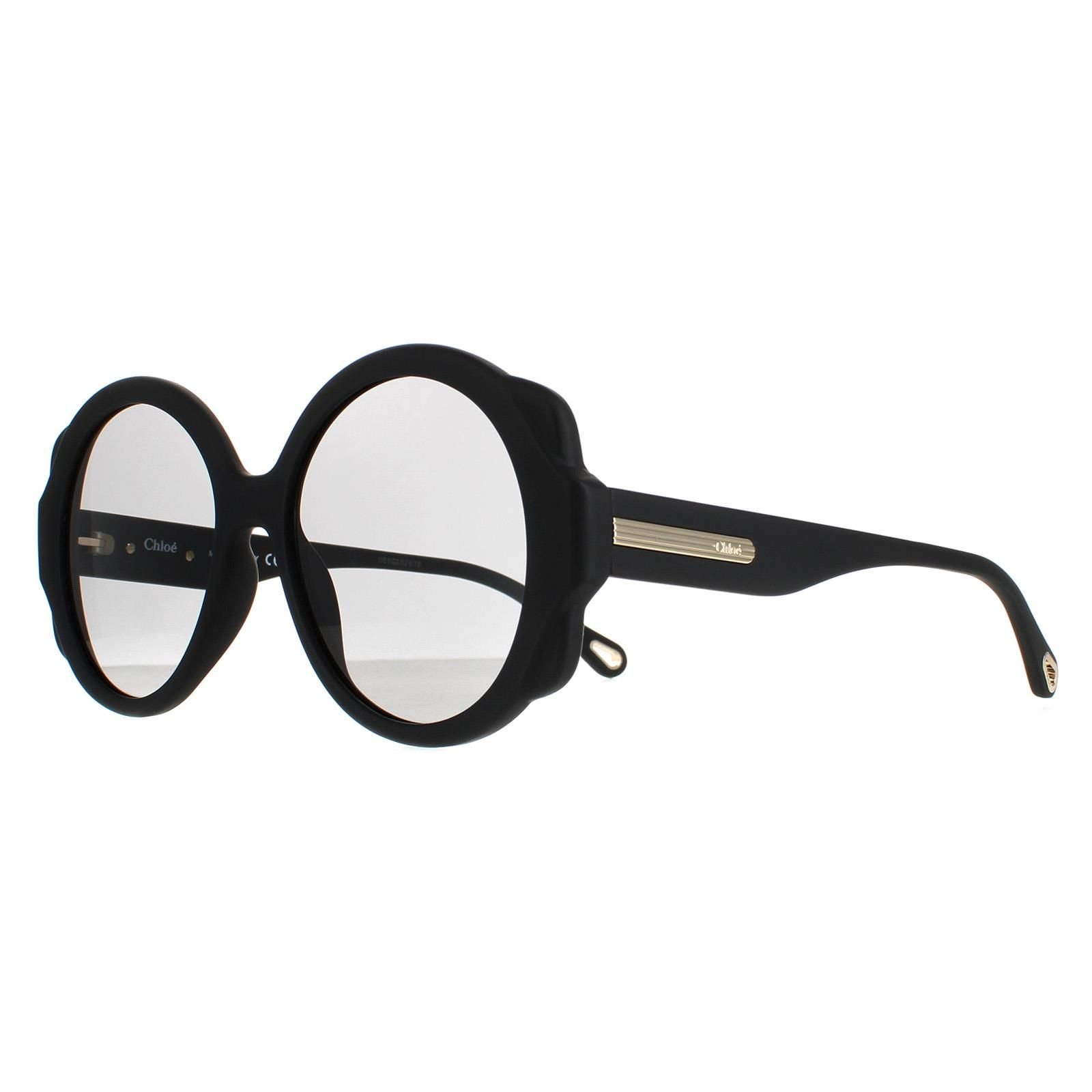 Chloé Chloé Women's Round Matte Black Grey CH0120S - 2