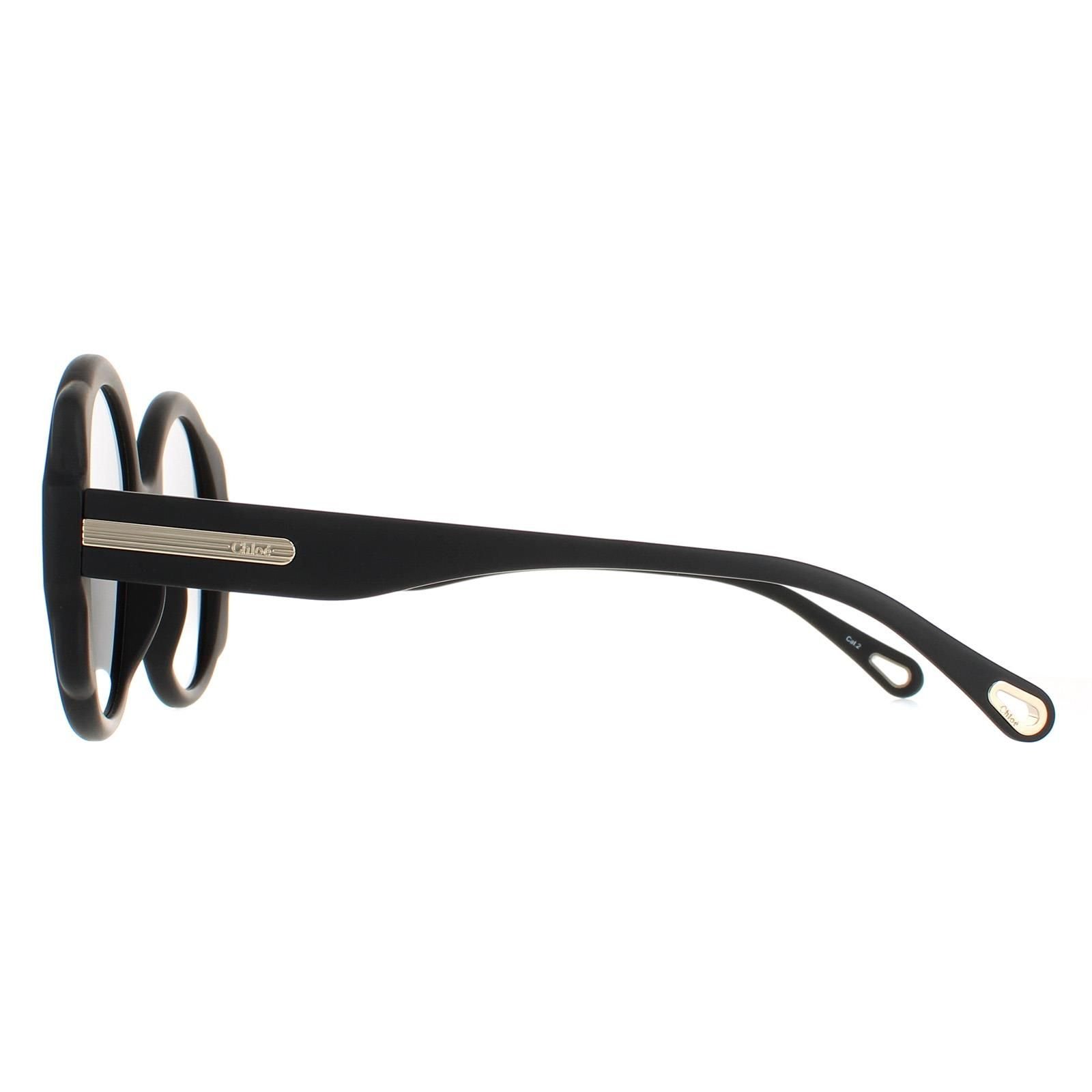 Chloé Chloé Women's Round Matte Black Grey CH0120S - 4