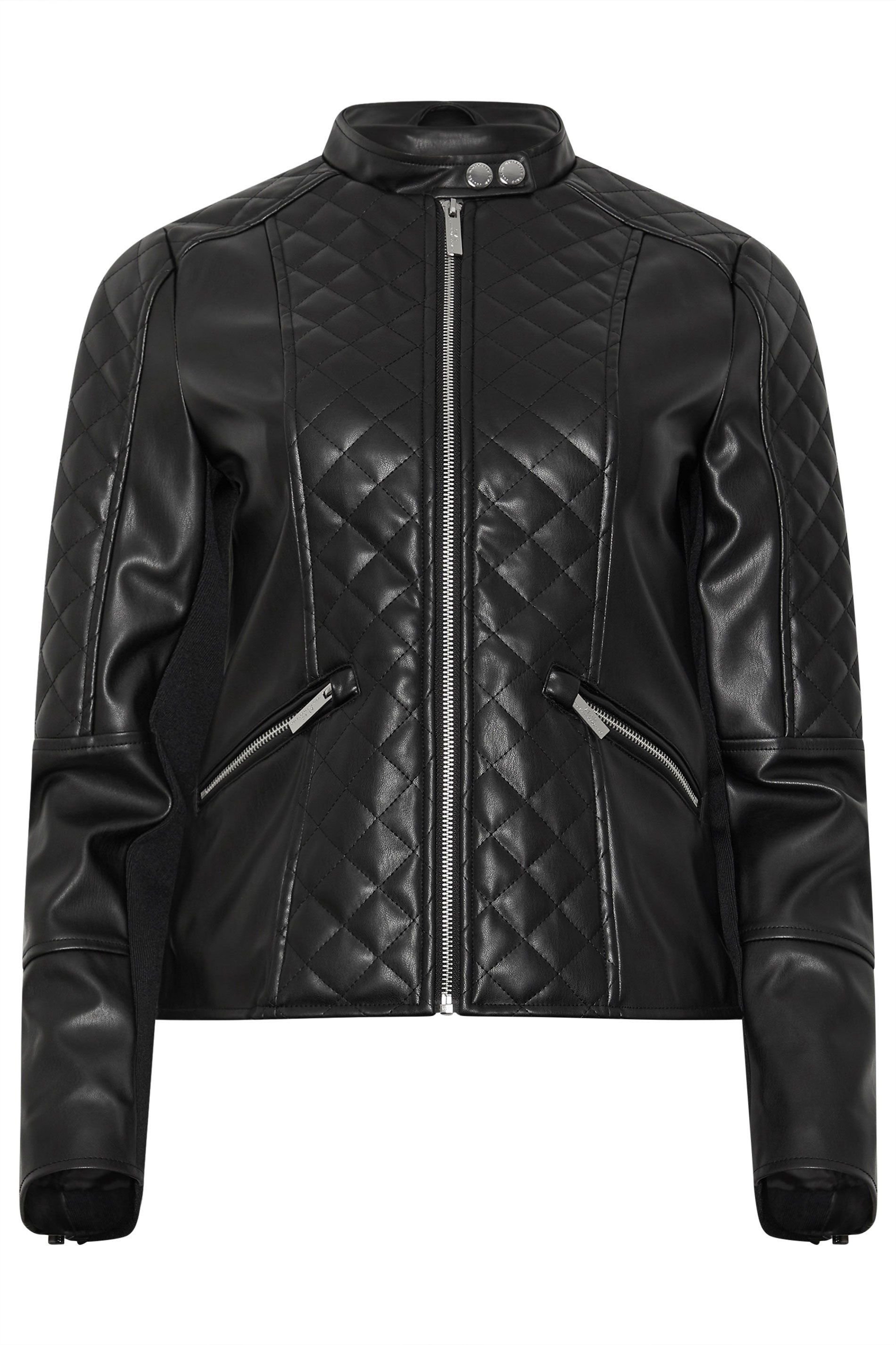 Star By Julien Macdonald Star by Julien Macdonald Women's Collarless Faux Leather Jacket in Black - 2