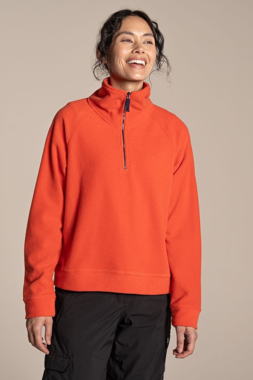 Craghoppers Craghoppers Women's Raja Half Zip Fleece in Orange - 4
