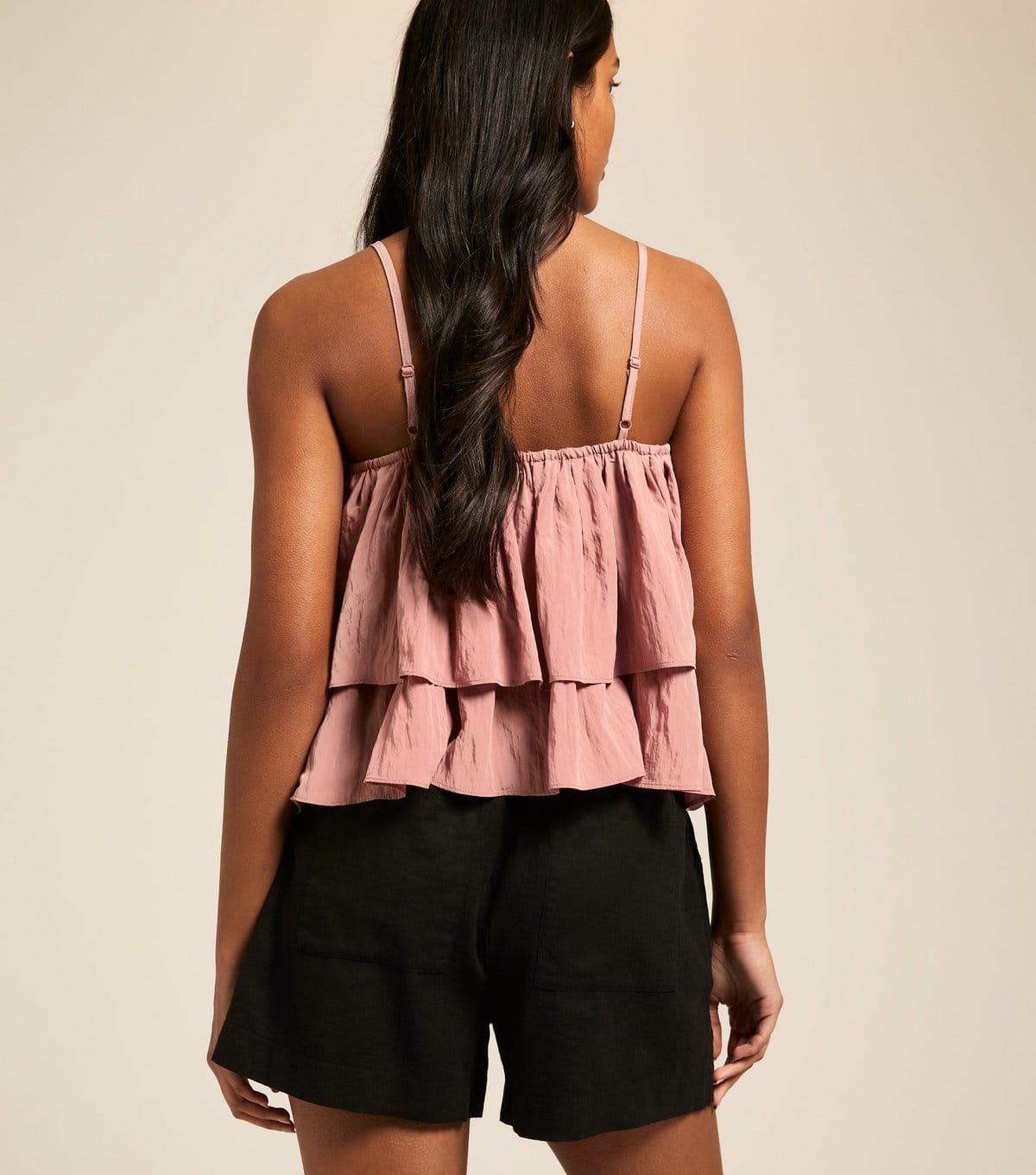 New Look Women's Pink Tiered Cami Top New Look - 4