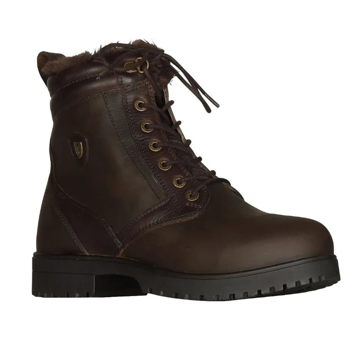 Moretta Moretta Women's Varese Leather Lace Up Country Boots in Brown