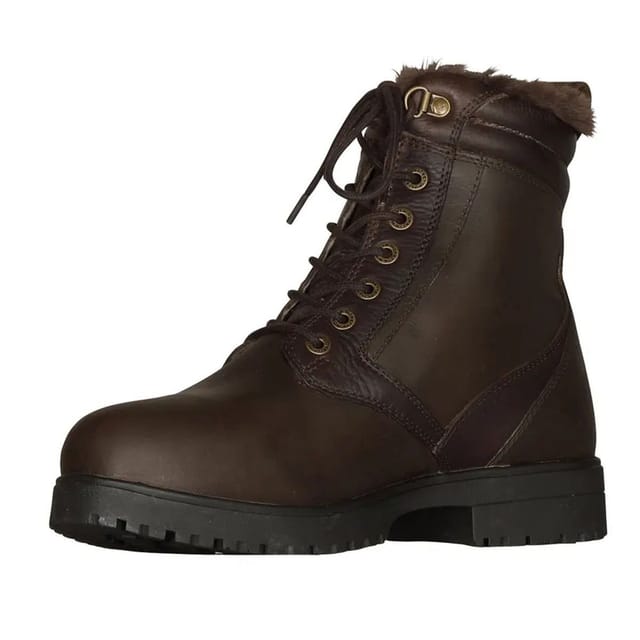 Moretta Moretta Women's Varese Leather Lace Up Country Boots in Brown - 2