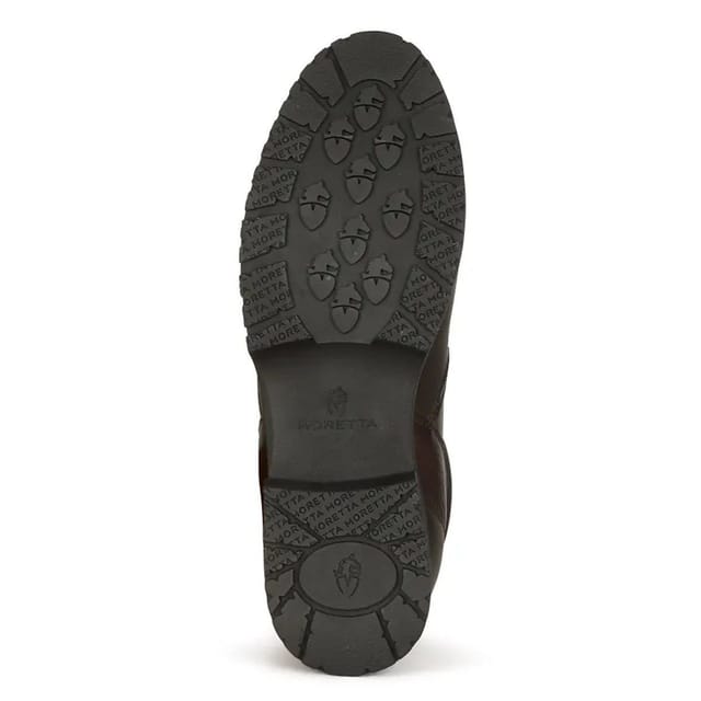 Moretta Moretta Women's Varese Leather Lace Up Country Boots in Brown - 3