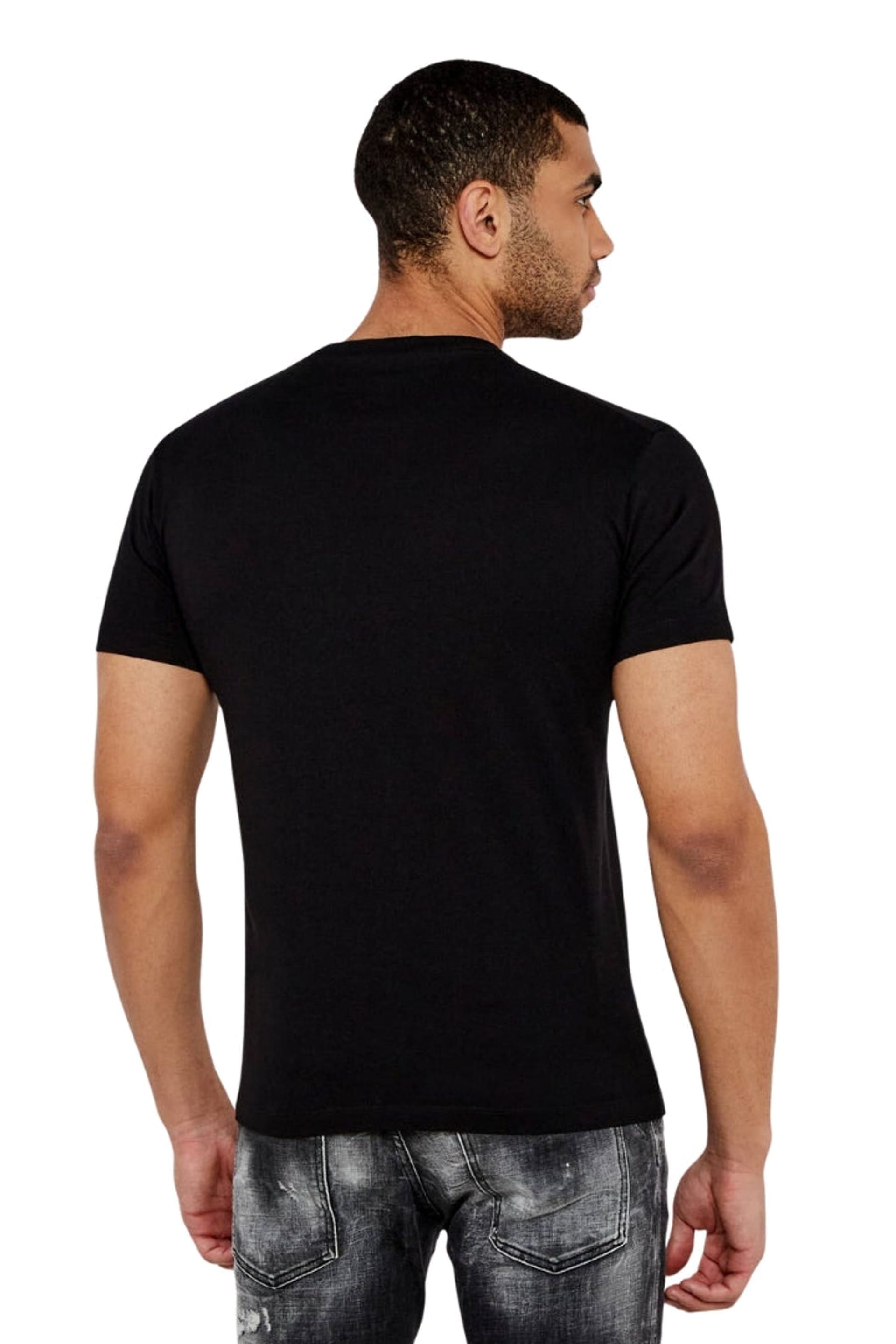 Dsquared2 Dsquared2 Men's Adventure Is Calling Short Sleeve Round T-shirt in Black - 4