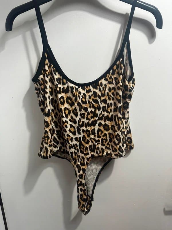 ASOS Design Leopard print bodysuit