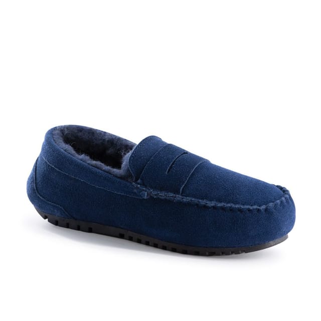 Aus Wooli Australia Aus Wooli Australia Women's Byronbay Cosy Moccasin in Navy - 3