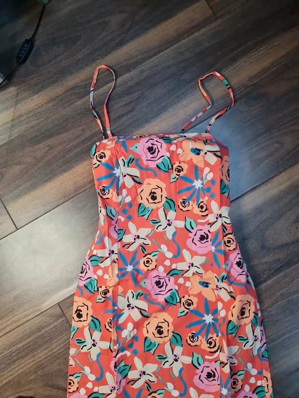 ASOS Asos 100% cotton made in Kenya midi cami summer dress 6 new