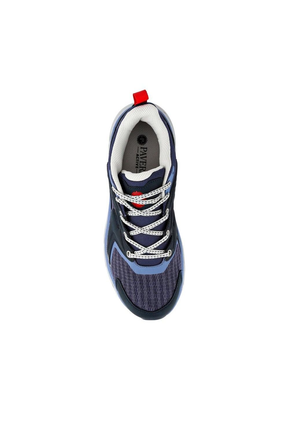 Pavers Pavers Men's Memory Foam Running Trainers in Blue - 4