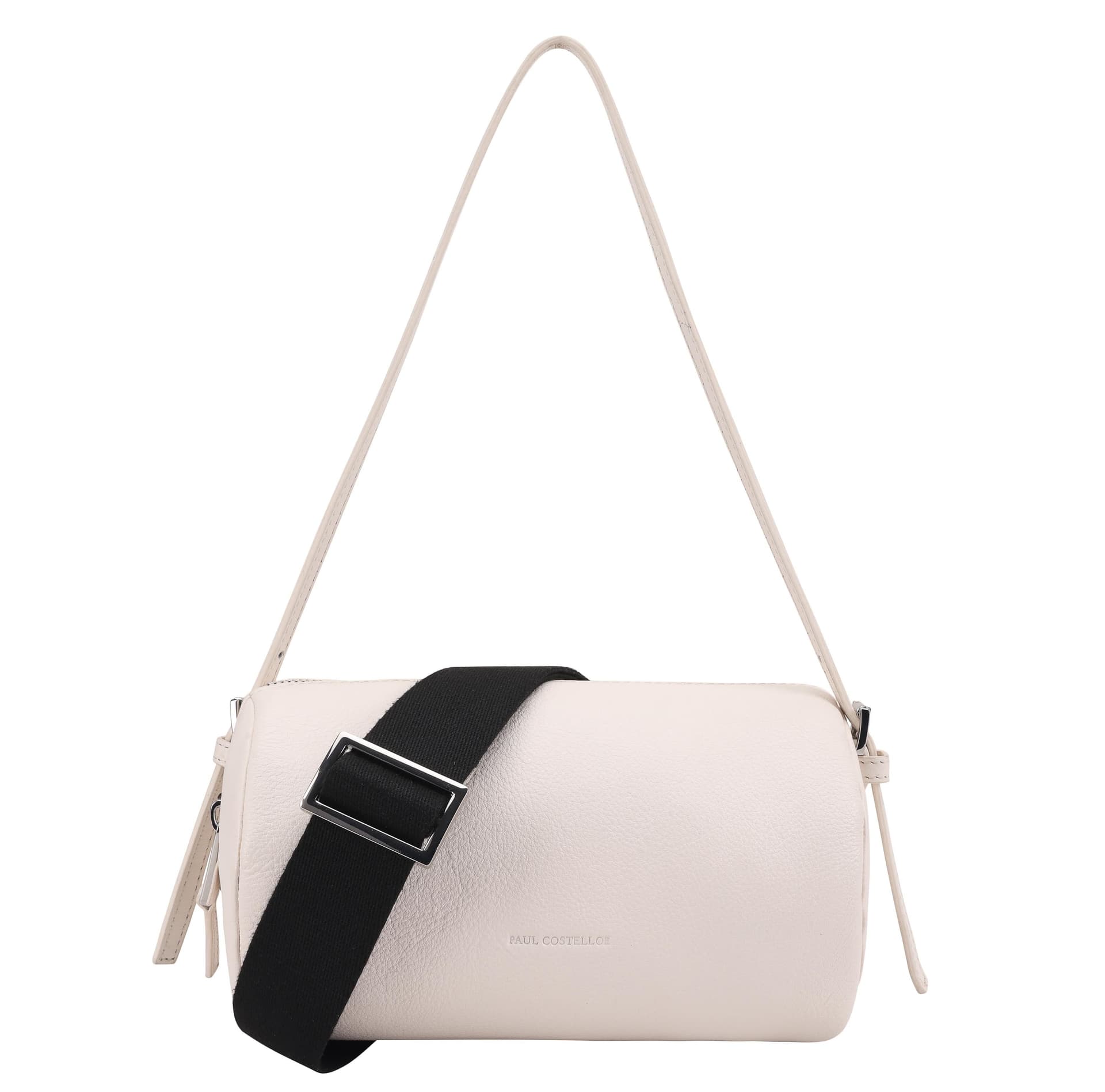 Paul Costelloe Paul Costelloe Women's Leoni Leather Cross Body Bag in Beige