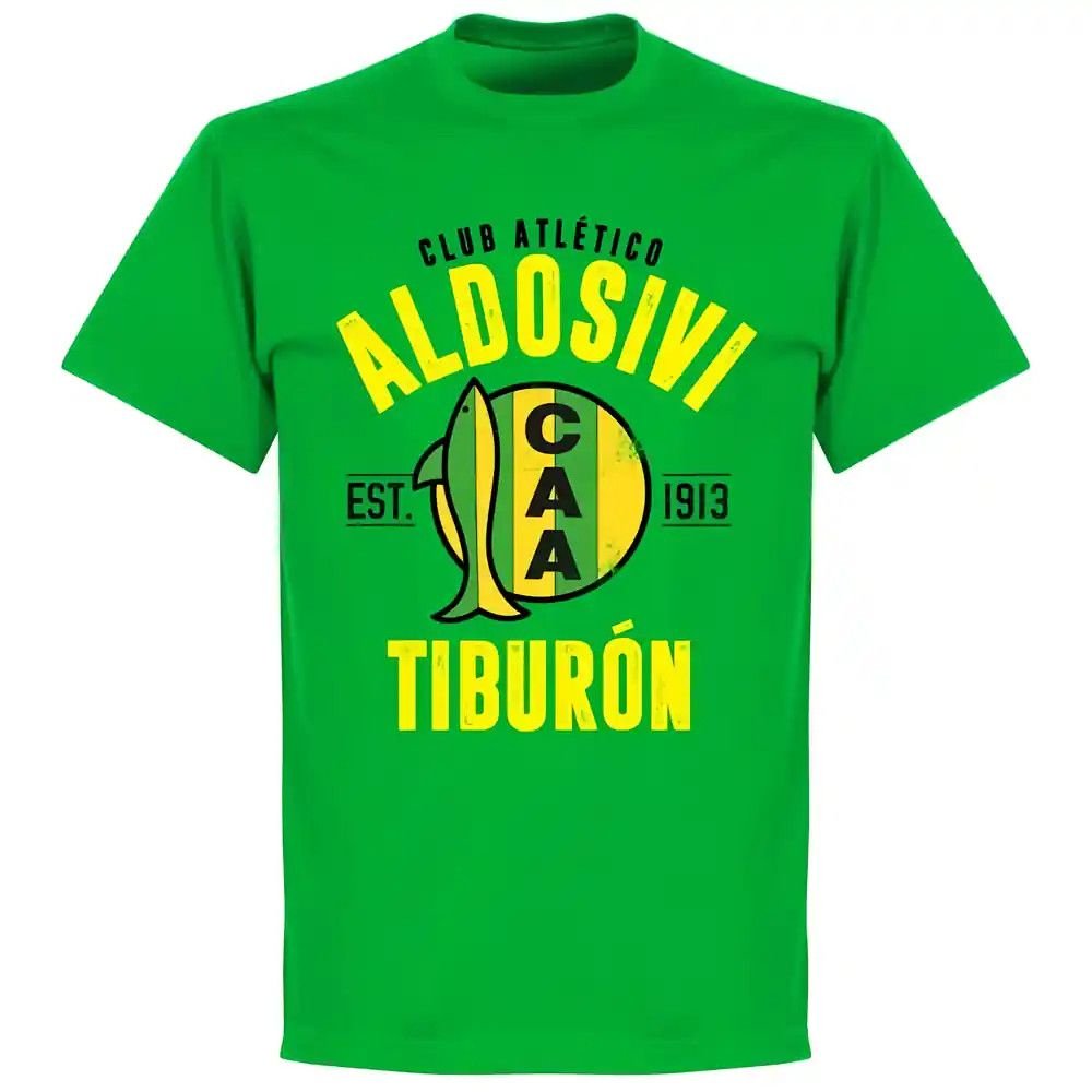 Aldosivi Aldosivi Men's Established T-Shirt in Green - 2