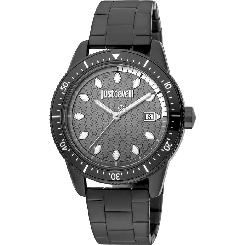 Just Cavalli Just Cavalli Men's JC1G179M0085 42mm Quartz Watch in Black - 1