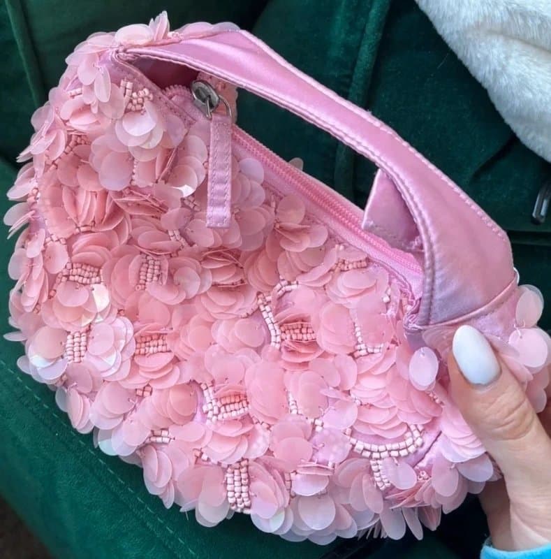 ASOS ASOS ibiza style beaded sequin bag