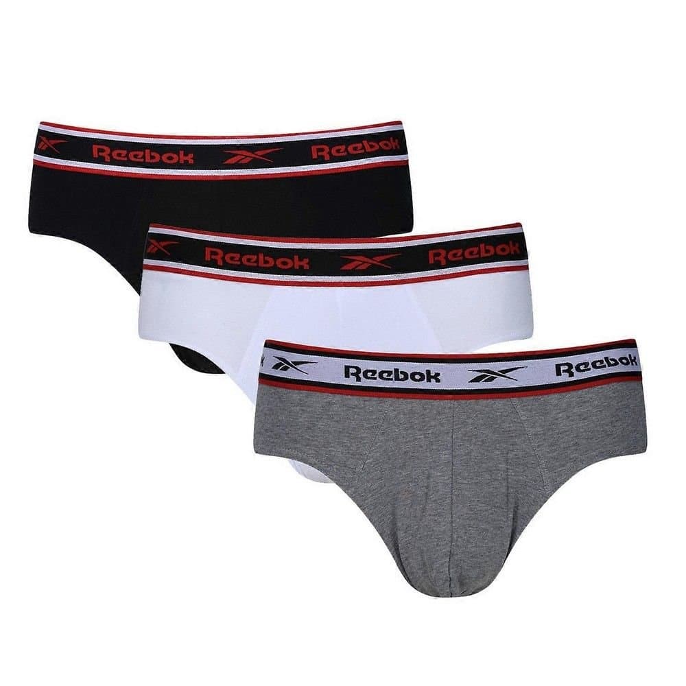 Reebok Reebok Men's Chase Briefs (Pack of 3) in Black