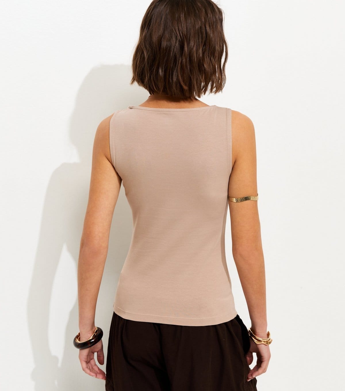 New Look Women's Mink Slash Neck Vest Top New Look - 4