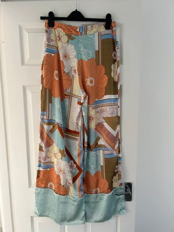 ASOS ASOS wide leg silk trousers