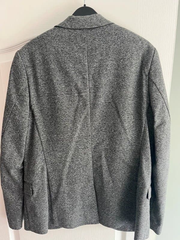 New Look New Look Men Grey/ Black Marl Blazer