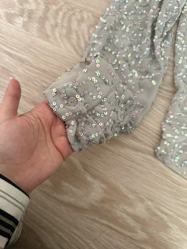 ASOS ASOS Embellished Open Back Top