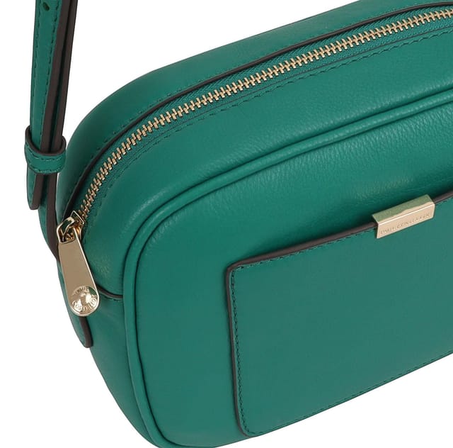 Paul Costelloe Paul Costelloe Women's Sazava Leather Cross Body Bag in Green - 2