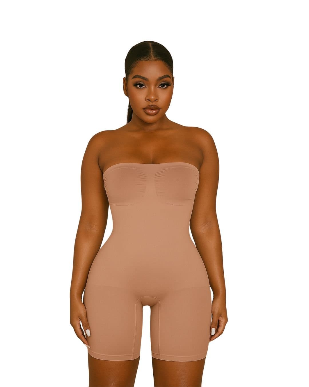 GWB Shapewear GWB Shapewear Women's Nude Sculpt Removable Straps Butt Lift Tummy Control Shapewear