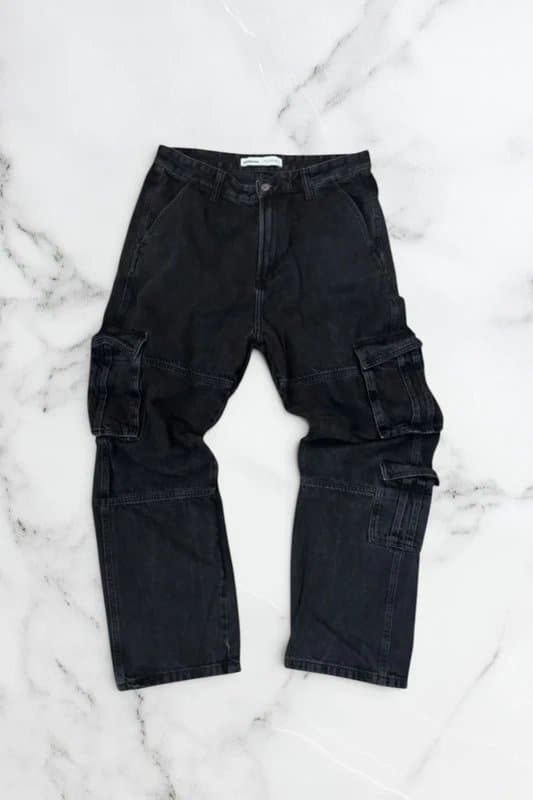 Bershka Bershka Carpenter Jeans - Black - W32 L30