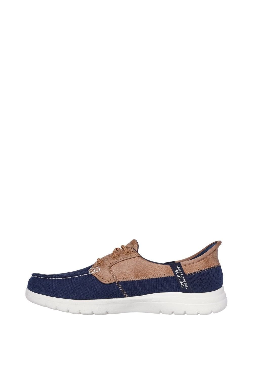 Skechers Skechers Women's Palmilla Boat Shoe in Navy - 4