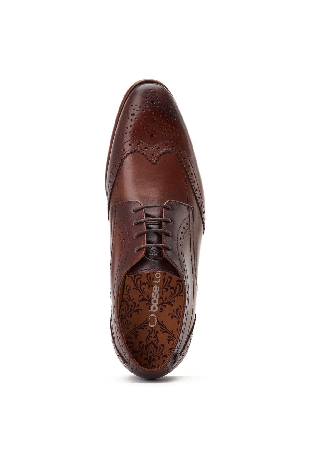 Base London Base London Men's Barbera Excel Brogue in Dark Brown - 4