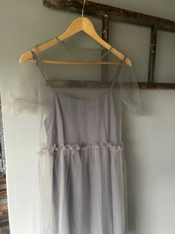 Topshop Topshop tulle overlay dress 10