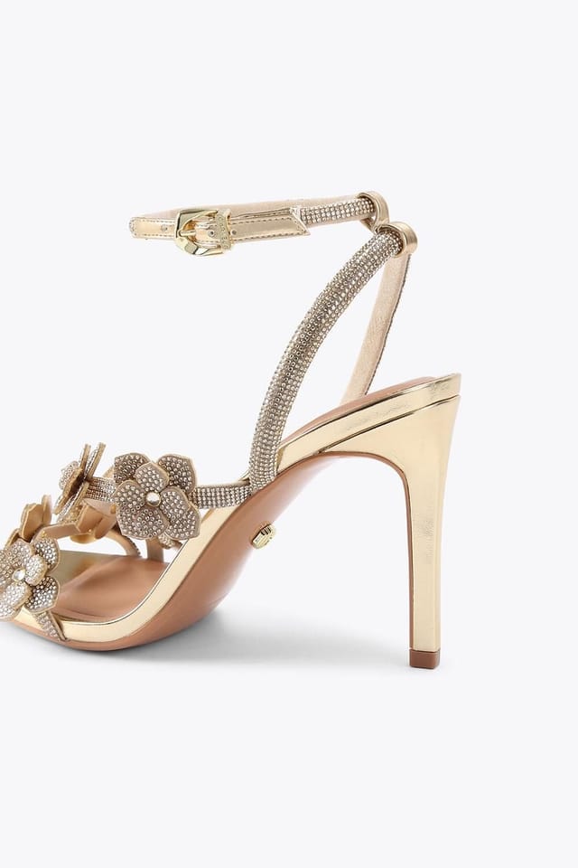 Carvela Carvela Women's 'Petalo Sandal' Heels in Gold - 3